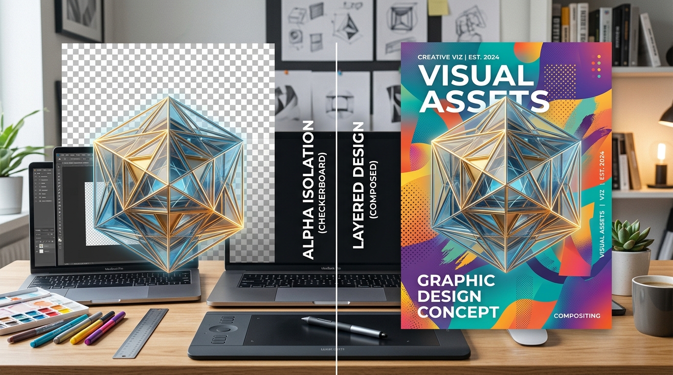 Transparent PNG vs. JPG: When and How to Use Transparent Cutouts in Graphic Design
